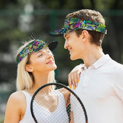 Gianlaima Funny Golf Sun Visor Hat for Women Men - color: Black38