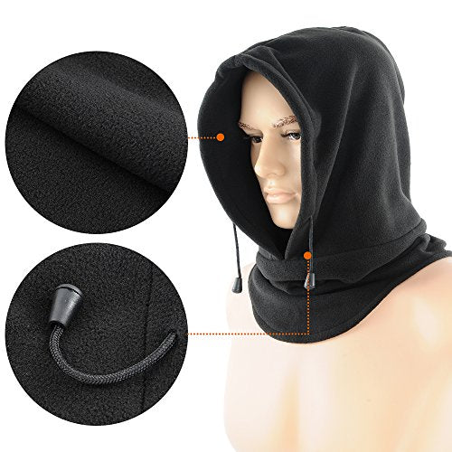 Tactical Heavyweight Balaclava Outdoor Sports Mask - color: Black