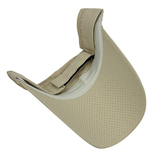 Mens Summer Quick-Dry Run Long Brim Empty Top Baseball Tennis Sun Hat Cap Visor - color: Beige