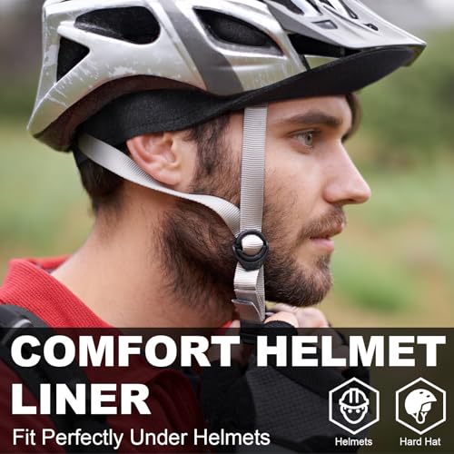 Cycling Cap for Men Women, Cooling Bike Hat with Sun Visor Summer Skull Cap Helmet Liner Bike Cap - color: Blue