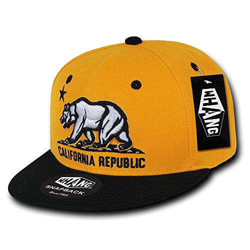 Whang Snapbacks - color: Gold/Black