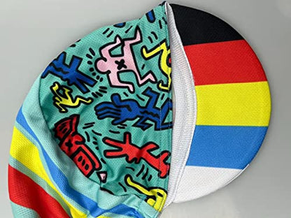 Funny Cycling Cap - Polyester Cartoon Cycling Hat-Under Helmet - Cycling Helmet Liner Breathable&Sweat Uptake - color: G24