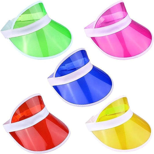 Boolavard Sun Visor Hats Cap Sports Beach Tennis Golf Headwear for Women Men - color: Pink