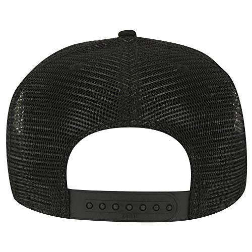 OTTO SNAP Hawaiian Pattern Square Flat Visor 6 Panel Pro Style Snapback Hat - color: Black