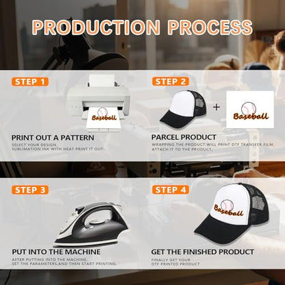 OKBA 5 Pack Sublimation Blank Baseball Cap Adjustable Hat Polyester Mesh Trucker Hats for Men and Women - color: 5pcs Black and White Hat