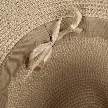 Lucky Brand Women's Straw Cowboy Hat | Rope Design | Western | Style | Fashion | Sun Protection | Breathable - color: Woven Western - Stone