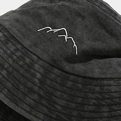 Unisex Bucket Hat Summer UPF 50+ Sun Protection Outdoor Beach Fishing Travel Hiking Hat - color: Mountain