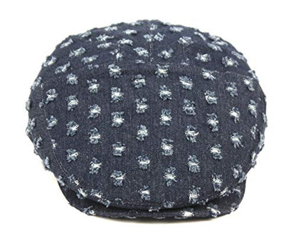 Men’s Cotton Flat Ivy Cap Lightweight Breathable Driving Hat Classic Golf Cabbie Newsboy Style Cap - color: Iv2933, size: Large-X-Large