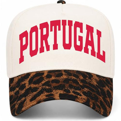 Portugal Collegiate Hat - color: Leopard/Natural