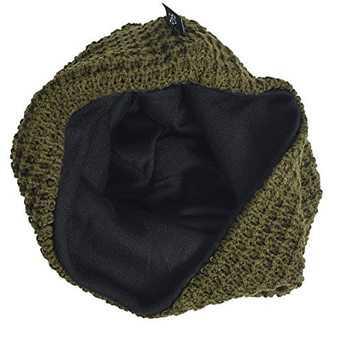 FORBUSITE Mens Slouchy Long Beanie Knit Cap for Summer Winter, Oversize - color: B08-green, size: Large