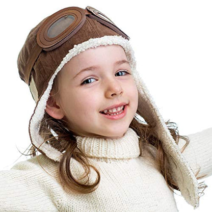 Baby Pilot Hat Warm Aviator Cap