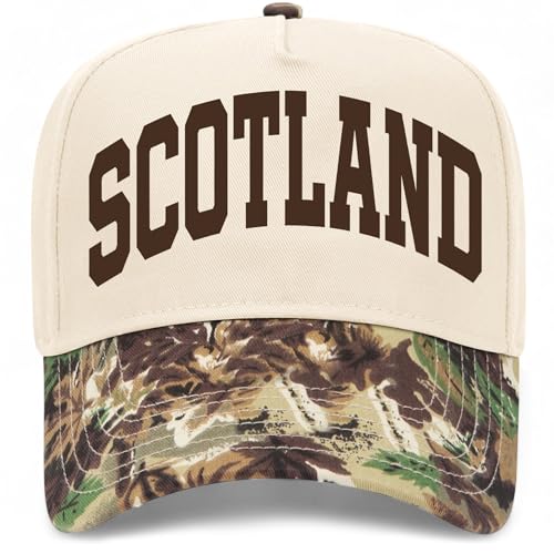 Scotland Collegiate Hat - color: Woodland Camo/Natural