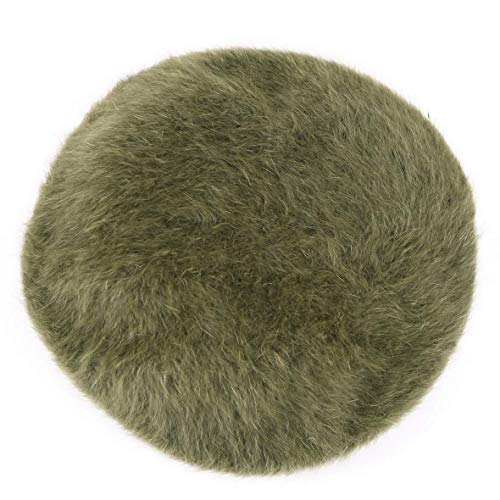 VECRY Lady French Beret 100% Wool Beret Floral Dress Beanie Winter Hat - color: Angola-green