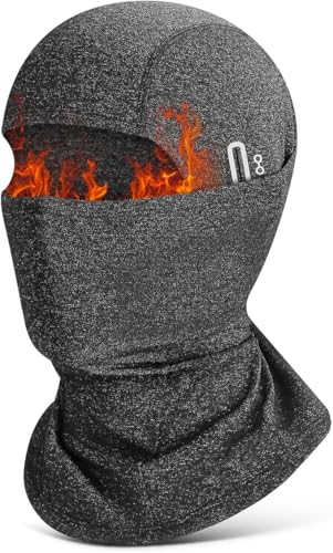 KGC Winter Balaclava for Men Women, Thermal Ski Mask Cold Weather Face Mask - color: Dark-grey