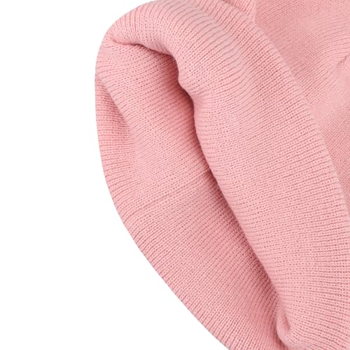 Levi's Mens All-Season Hero Beanie Soft Knit Cuffed Winter Hat, Warm & Comfortable Everyday Style - color: Dusty Pink