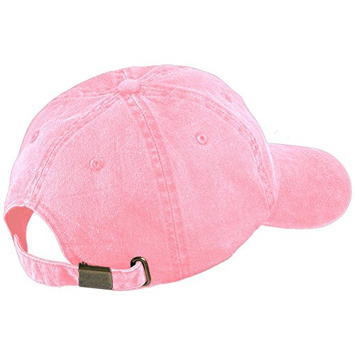 Trendy Apparel Shop Kentucky State Embroidered Low Profile Adjustable Cotton Cap - color: Pink