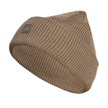 adidas Men's Premium Cuff Fold Beanie - color: Khaki Six/Grey Six