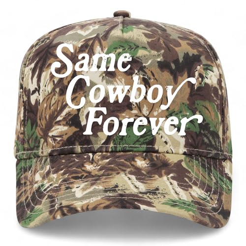 Same Cowboy Forever Hat - color: Woodland Camo