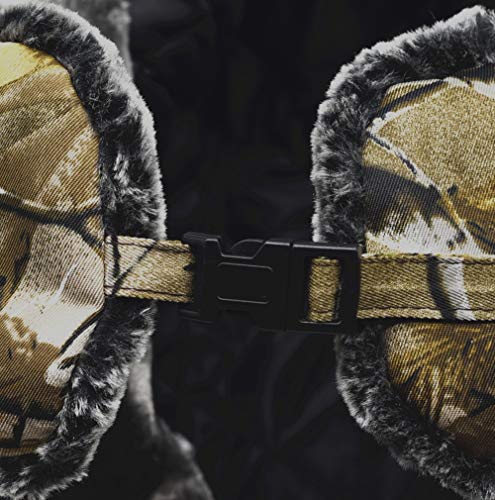 Camouflage Winter Bomber Trapper Hats Ushanka -Men Women Russian Trooper Ear Flaps Ski Snow Cold Weather Fur Mens Caps - color: Camouflage - Yellow