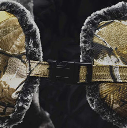 Camouflage Winter Bomber Trapper Hats Ushanka -Men Women Russian Trooper Ear Flaps Ski Snow Cold Weather Fur Mens Caps - color: Camouflage - Yellow