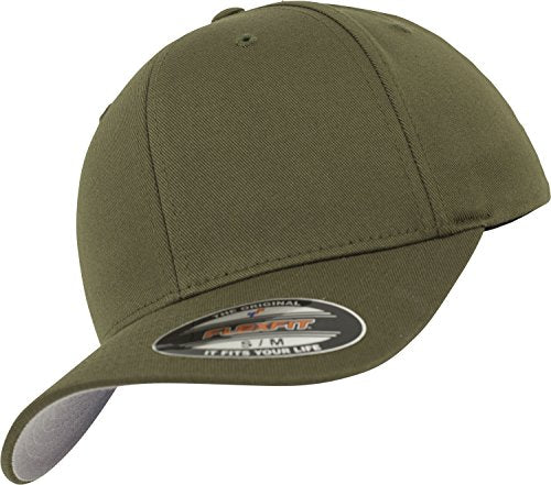 GNB CUSTOM EMBROIDERY LLC Plain 6277 Flex Baseball Men's Athletic Baseball Flex-Baseball Cap. Flex Baseball Baseball Hat. - color: Olive, size: Small-Medium