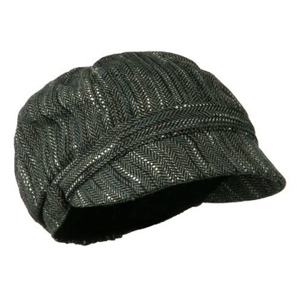 Jeanne Simmons Jimi-Wool Blend Cabbie with Button Band Detail
