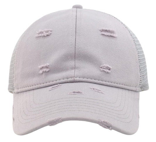 Comfy Soft Vintage Washed Trucker Baseball Cap - Women Men Unstructured Dad Hat | Snapback | Soft Crown | Soft Mesh - color: Distresssed Grey, size: One Size