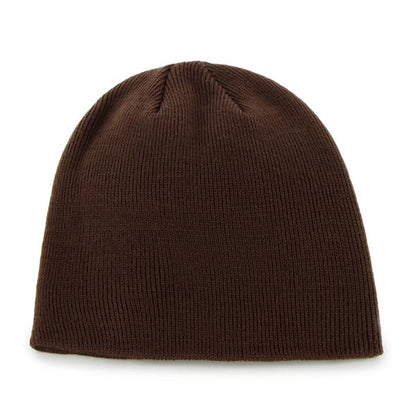 47 Cuffless Winter Beanie Hat - NFL, One Size Fits Most, Knit Skull Toque Cap - style: Cleveland Browns