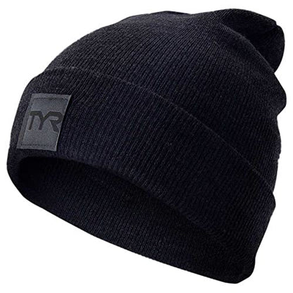 TYR Unisex-Adult Unisex Cuffed Knit Beanie - color: Navy
