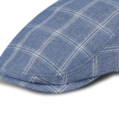 Dockers Men's Ivy Newsboy Hat - color: Blue, size: Small-Medium