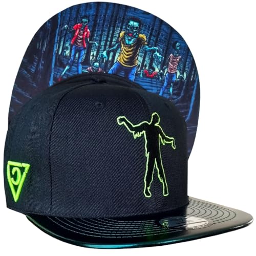 Capiche [99+ Variations] Special Series Snapback Cap - One Size Unisex Men - color: [Zombie] - Zombie Apocolypse