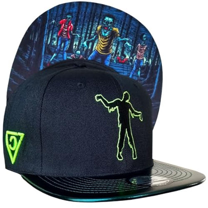 Capiche [99+ Variations] Special Series Snapback Cap - One Size Unisex Men - color: [Zombie] - Zombie Apocolypse