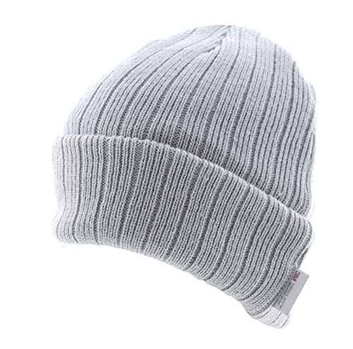 Milani Thinsulate 40 Gram Windchill Insulated Winter Cold Weather Beanie Skull Cap - color: Light Gray