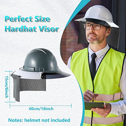 Feekoon Hard Hat Sun Shade with Neck Protector Full Brim Attachment