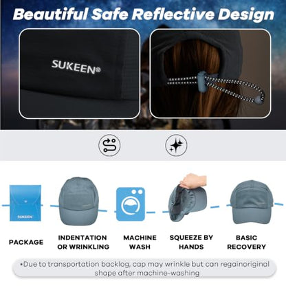 Sukeen Lightweight Running Hat for Women Sports Baseball Cap Unstructured - color: Grayish Blue