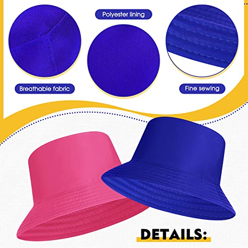 Haysandy Bulk Bucket Hats for Summer Camps Sun Protection Quick Dry Fishing Hats for Teams and Group Events - color: Multicolor