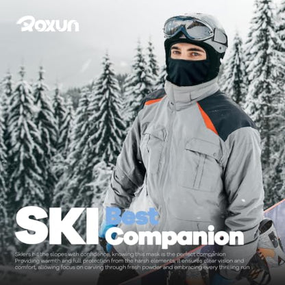ROXUN Ski Mask Balaclava, Motorcycle Summer Cooling Breathable UV Protector - color: 118-fire Skull