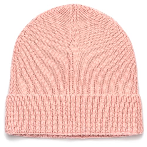 Revony 100% Cotton Men’s Skull Beanie – Soft, Structured, Everyday Comfort - color: Pink