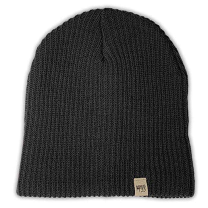 Minus33 Merino Wool Everyday Knit Wool Beanie - color: Black