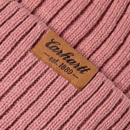 Carhartt Women's Knit Faux Fur Pom-pom Beanie - color: Rose Tint Nep