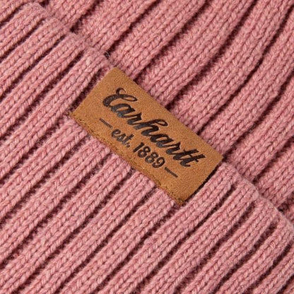 Carhartt Women's Knit Faux Fur Pom-pom Beanie - color: Rose Tint Nep