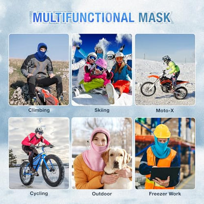 Balaclava Ski Mask for Men&Women Extreme Cold Weather Full Face Masks Warm Cover Winter Face Mask for Skiing & Snowboarding - color: Navy