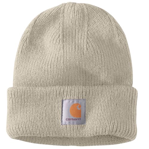 Carhartt Women's Rib Knit Beanie - color: Oat Milk