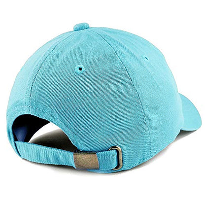 Trendy Apparel Shop Planet Embroidered Low Profile Soft Cotton Dad Hat Cap - color: Mint