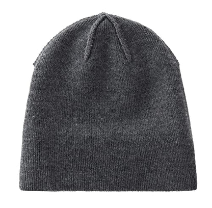 Home Prefer Mens Winter Hats Acrylic Knit Cuff Beanie Cap Warm Womens Beanie Hat - color: Charcoal Grey