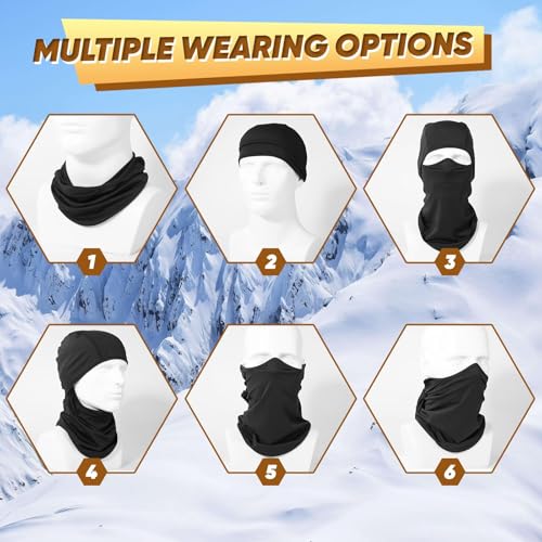 Kids Balaclava Winter Cold Weather Warm Ski Mask Unisex Fits Ages 4–12