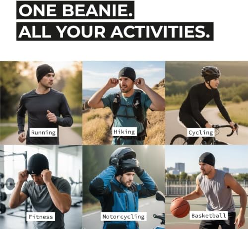 Helmet Liner Sweat Wicking Skull Cap Beanie. Ultimate Performance Moisture Wicking. Fits Under Helmets - color: White, size: One Size