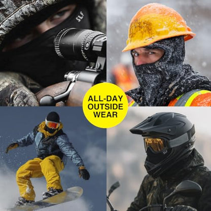 SLEEFS Thermal Fleece Balaclava - color: Faith Cross Black