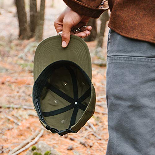 Tillak COHO Six Panel Hat, Kodra Nylon 6 Panel Cap with Snap Closure - color: Fir Green