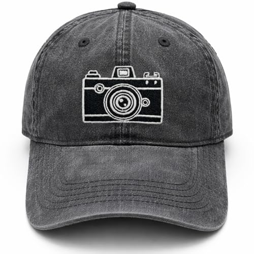 WOAIDY Embroidered Baseball Cap for Men & Women - color: Camera